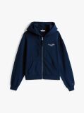 Blue Logo Zip-Thru Hoody  Women
