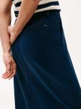 Blue Midi Chino Skirt  Women