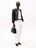 Black Ultra Light Down Mock Neck Jacket  Women