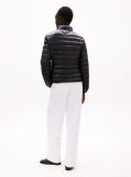 Black Ultra Light Down Mock Neck Jacket  Women