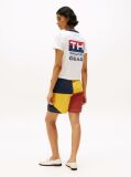 Beige Hilfiger Sailing Relaxed Back Logo T-Shirt  Women