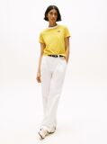 Yellow Hilfiger Sailing Relaxed Back Logo T-Shirt  Women
