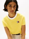 Yellow Hilfiger Sailing Relaxed Back Logo T-Shirt  Women