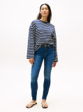 Blue High Rise Wide Leg Jeans  Women