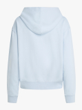 Blue Contrast Hilfiger Flag Embroidery Hoody  Women