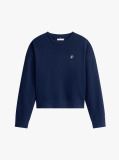 Blue TH Script Pique Sweatshirt  Women