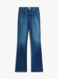 Blue Faded Mid Rise Bootcut Jeans  Women