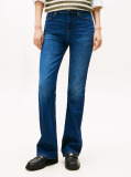 Blue Faded Mid Rise Bootcut Jeans  Women