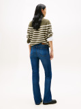 Blue Faded Mid Rise Bootcut Jeans  Women