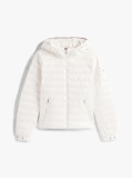 Beige Down Reg Hooded Jacket  Women