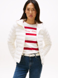 Beige Down Reg Hooded Jacket  Women