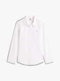 White Regular Fit Poplin Shirt  Women
