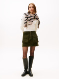 Beige Mock Neck Slim Long Sleeve Top  Women