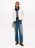 Beige Water Repellent Padded Packable Slim Jacket  Women