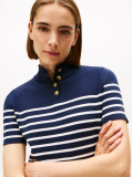 Multi Jersey Mock Neck Mini Jumper Dress  Women