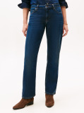 Blue High Rise Straight Leg Jeans  Women