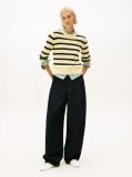 Multi Cable Knit Crew Neck Jumper  Women