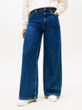 Beige 70s High Rise Wide Leg Jeans  Women