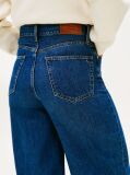 Beige 70s High Rise Wide Leg Jeans  Women