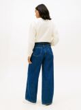 Beige 70s High Rise Wide Leg Jeans  Women