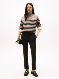 Black Gabardine Slim Trousers  Women