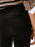 Black Gabardine Slim Trousers  Women