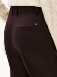 Red Timeless Slim Straight Leg Ankle Trousers  Women