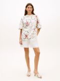 Multi Floral Graphic Relaxed Oversized T-Shirt  Women
