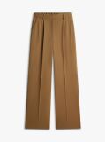 Brown Timeless Wool Blend Wide Leg Trousers  Women