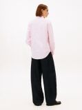 Pink Relaxed Fit TH Crest Embroidery Oxford Shirt  Women