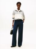 Blue Wide Leg Chinos  Women