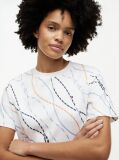Multi Interlock Knit Boxy T-Shirt  Women