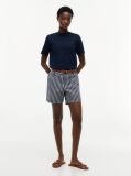 Blue Interlock Knit Boxy T-Shirt  Women
