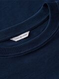 Blue Interlock Knit Boxy T-Shirt  Women