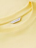 Yellow Interlock Knit Boxy T-Shirt  Women
