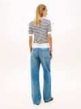 Multi Fine Knit Jersey Short Sleeve Jumper  Women