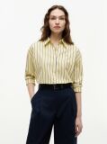 Yellow Boxy Fit Poplin Shirt  Women