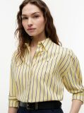 Yellow Boxy Fit Poplin Shirt  Women