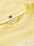 Yellow Crest Embroidery Relaxed Washed Jersey T-Shirt  Women