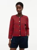 Multi Gold-Tone Button Boxy Cardigan  Women