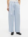 Blue Washed Barrel Leg Chinos  Women