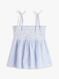 Multi Seersucker Smock Spaghetti Strap Top  Women