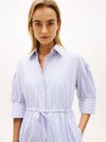 Multi Embroidery Poplin Midi Shirt Dress  Women