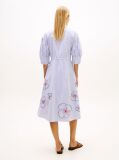 Multi Embroidery Poplin Midi Shirt Dress  Women