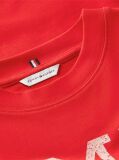 Red Crest Relaxed Oversized T-Shirt  Women