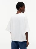 White Crest Relaxed Oversized T-Shirt  Women
