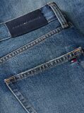 Blue Gold-Tone Button Mid Rise Loose Straight Jeans  Women
