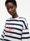 Multi Logo Relaxed Crew Neck Sweatshirt  Women