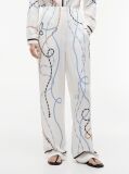 Multi Rope Print Relaxed Straight Trousers  Women