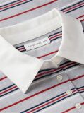 Multi Rugby Stripe Relaxed Polo Sweatshirt  Women